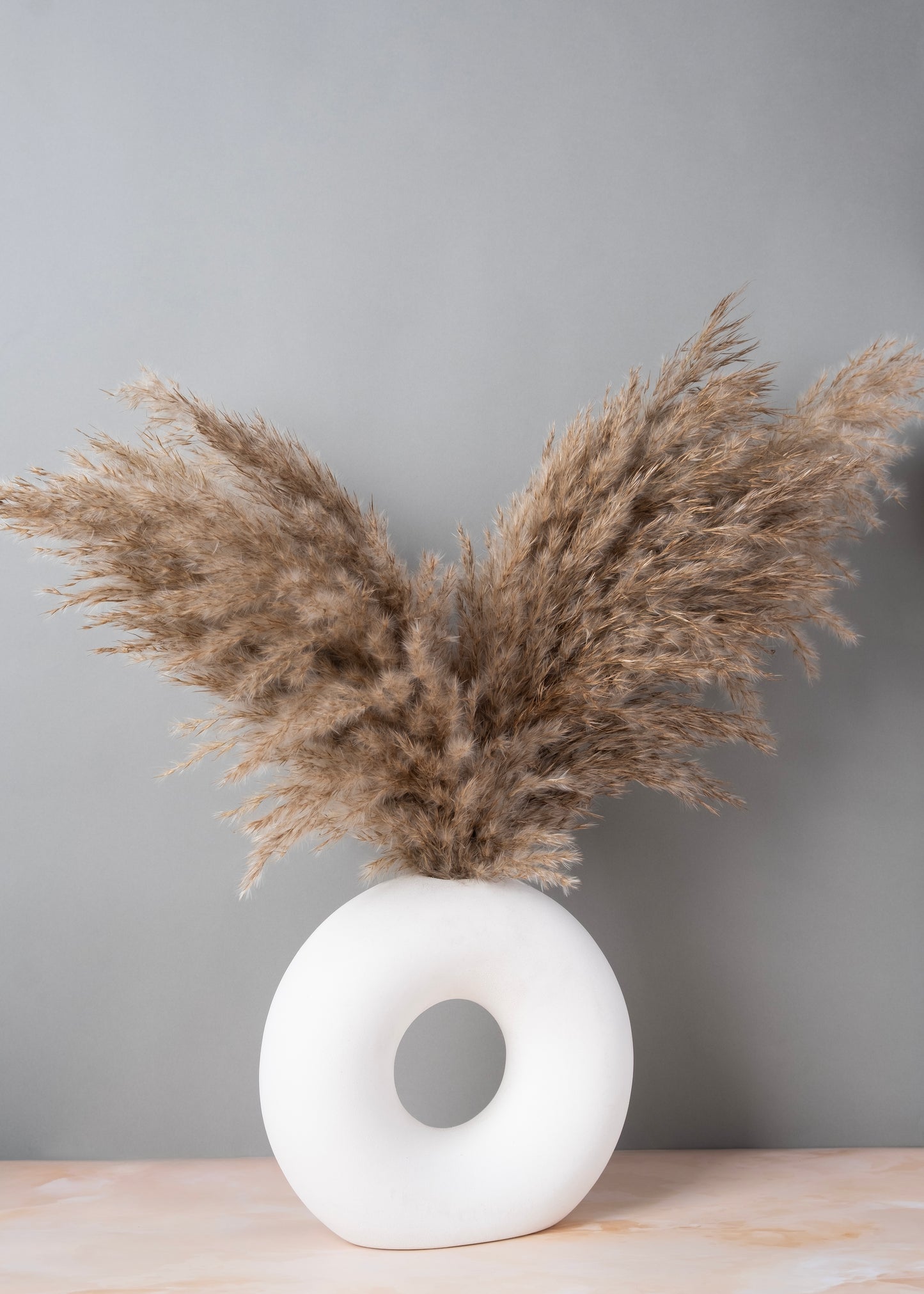 Aura Orb Trio with Dune Whisper Pampas