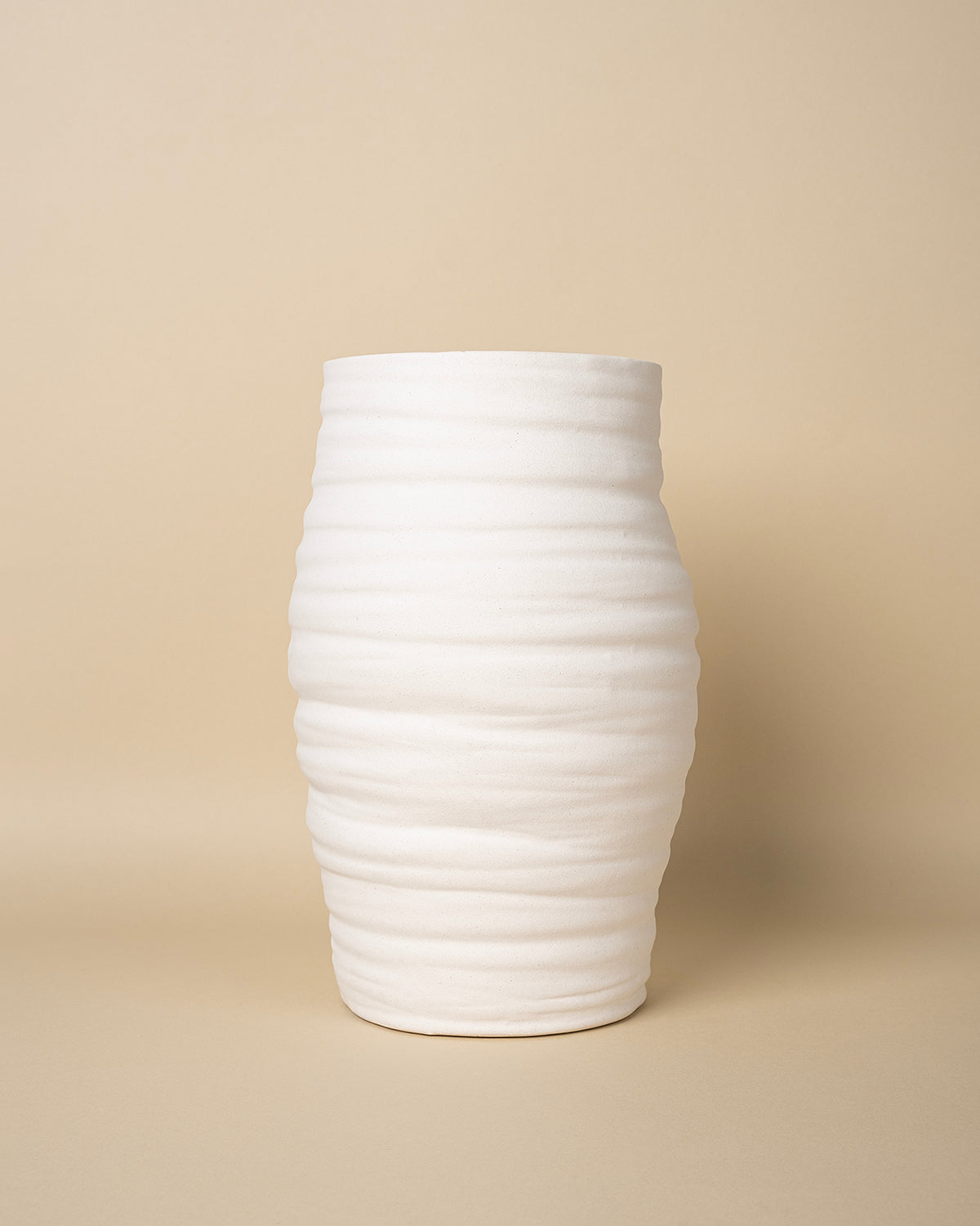 Sufi Tranquil Essence Handcrafted Vase (White)