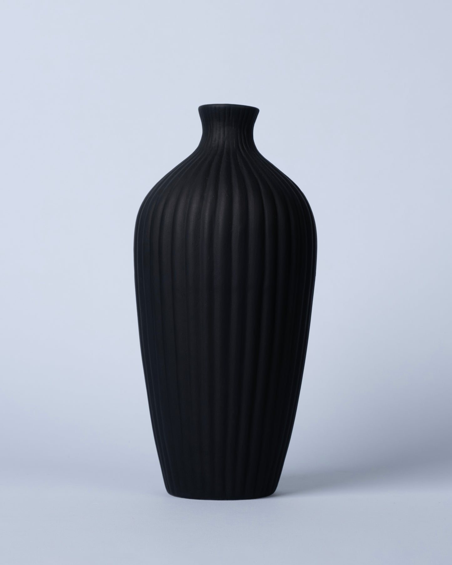 Saroi Noir Luxe Statement Vase Set (3-Piece, Black)