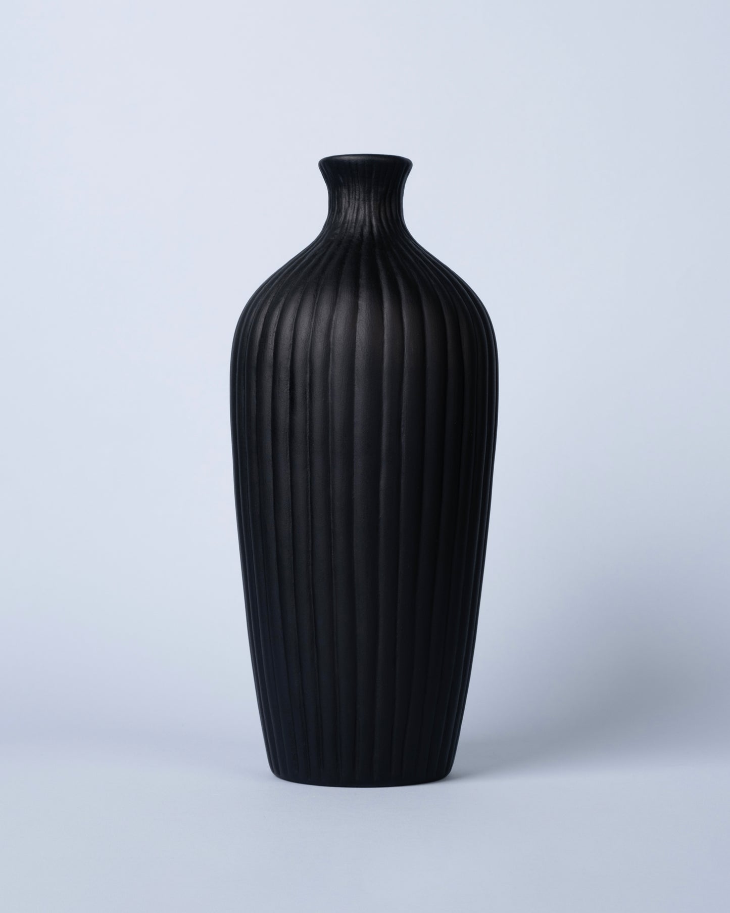 Saroi Noir Luxe Statement Vase Set (3-Piece, Black)