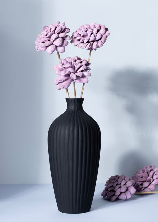 Lilac Sereno Wood Flowers With Stem