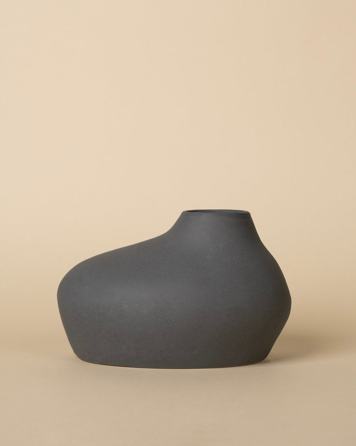 Shimizu Luxe Matte Japanese-Inspired Vase Set (3-Piece, Black)