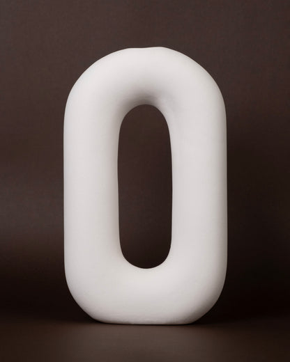Polo Oval Contemporary Elegance Vase Set (3-Piece, White)