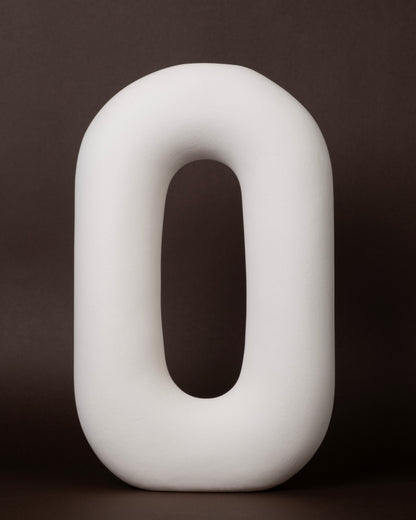 Polo Oval Contemporary Elegance Vase Set (3-Piece, White)